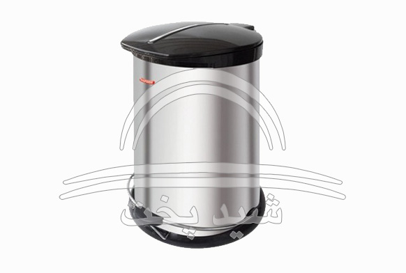 سطل زباله استیل 20 لیتری پدالی