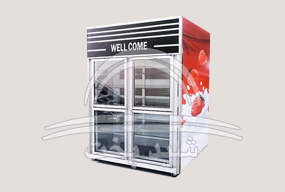 یخچال کبابی یک و نیم متری بدنه رنگی فوم تزریق