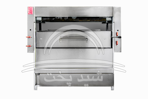 کباب پز تابشی اسانسوری 30 سیخ، 1-7 متری، کباب 35 سانتی - مدل: گهر