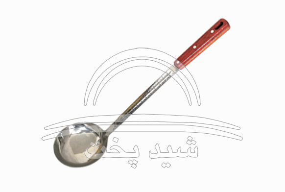 ملاقه دسته چوبی 