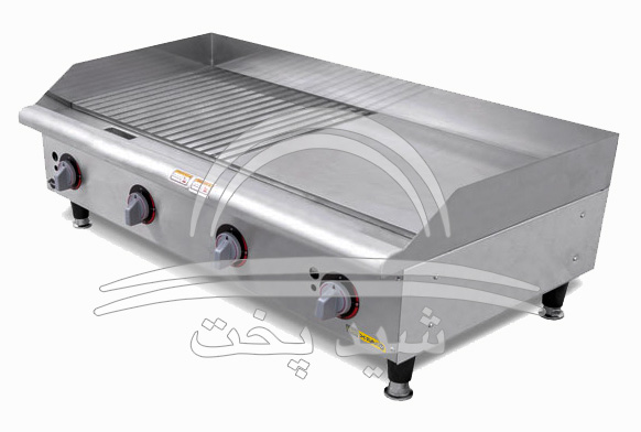 گریل روغنی تخت و شیار دار 120 - 60-60