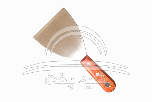 کاردک استیل دسته چوبی بزرگ 