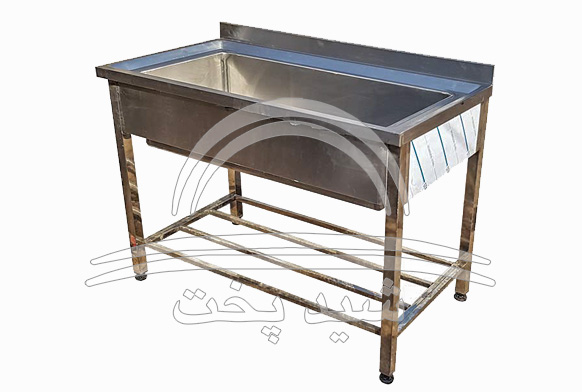 سینک استیل جوشی تک لگن  1-5 متری عمق 35